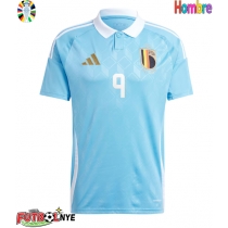 Camiseta Bélgica Leandro Trossard #9 Visitante Equipación Eurocopa 2024 manga corta